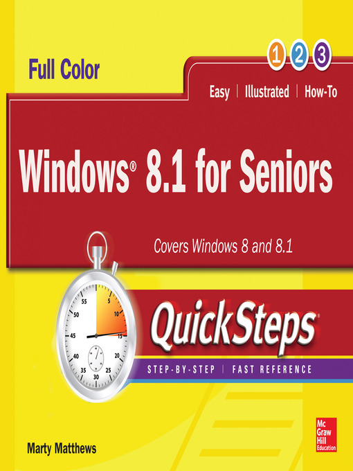 Title details for Windows 8.1 for Seniors QuickSteps by Marty Matthews - Available